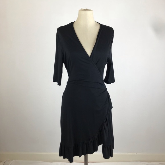 ASOS Curve Dresses & Skirts - ASOS Black Wrap Black